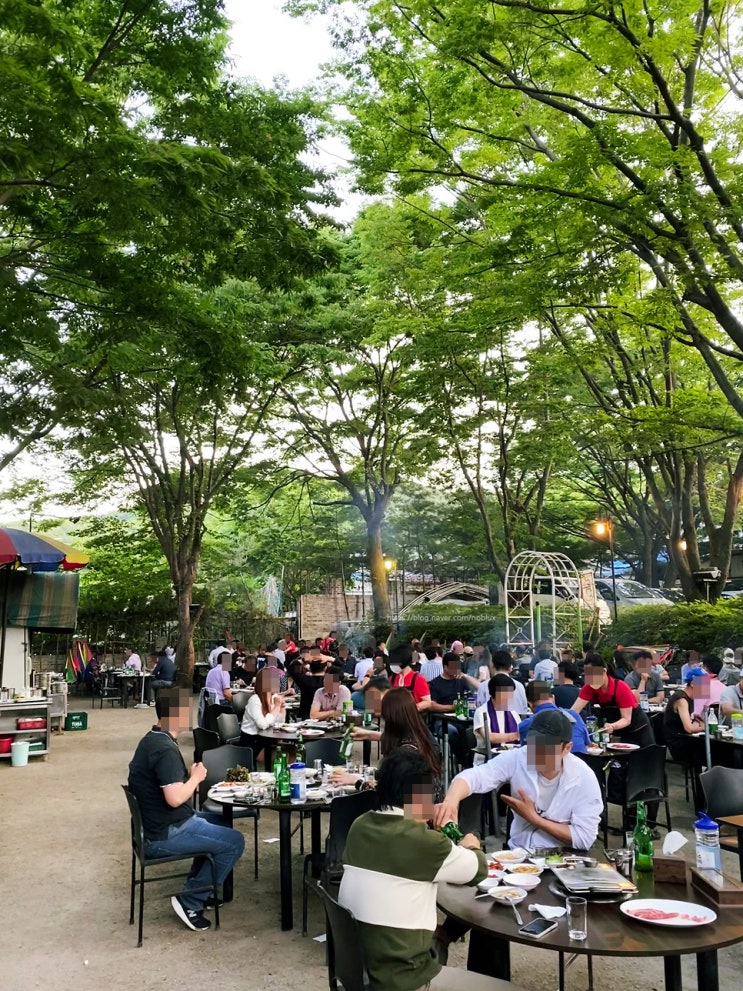  청계산 맛집 :: 야장에서 먹는 한우 생등심 참숯구이 전문, 청계산 옛골계곡 먹거리촌 대표맛집 <청계산장>