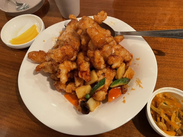  반응 좋은 탕수육 맛집 후기 칸지고고 분당점