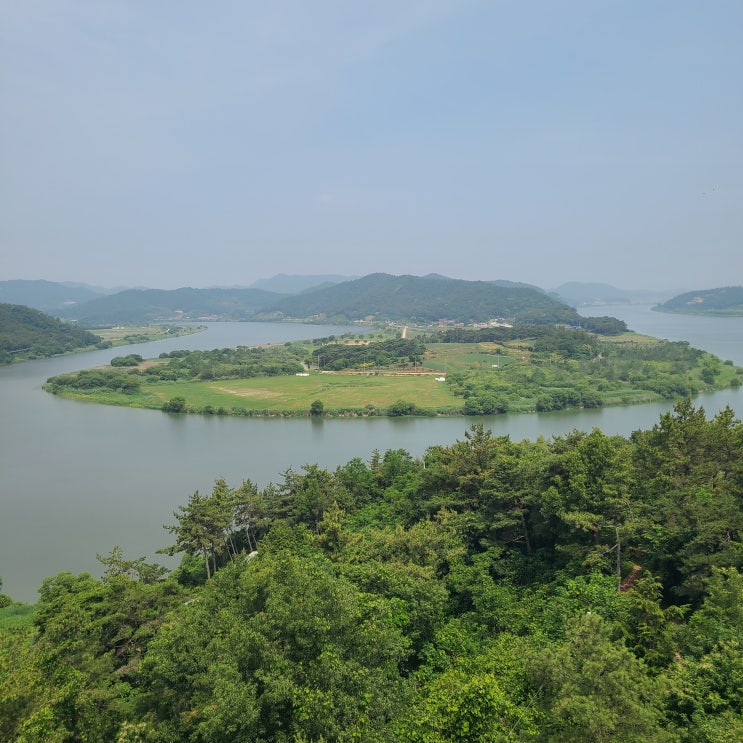  상쾌한 자전거 라이딩/산책하기 좋은 곳 [나주 느러지 전망대]