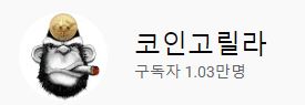 코인 가이드, 유튜브 채널 추천