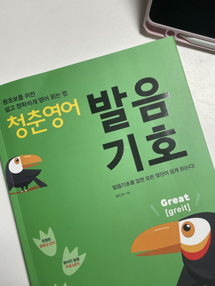 영어책 추천, 영어 읽기 왕초보를 위한 발음기호 책 : 청춘 영어-발음기호편