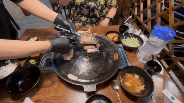  회식하기 좋은 구로디지털단지역 숙성우대갈비에서 제주흑오겹살 포식