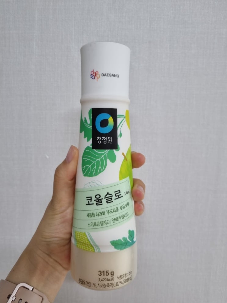  청정원 코울슬로 드레싱 (양상추샐러드와 함께)