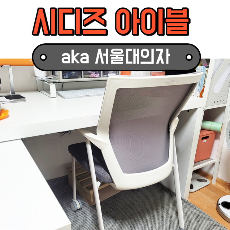  시디즈 아이블 서울대의자 컴퓨터 의자로도 추천
