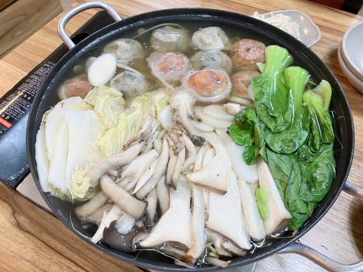 용인 수제만두 맛집, 개운한 만두전골집 다원맛집