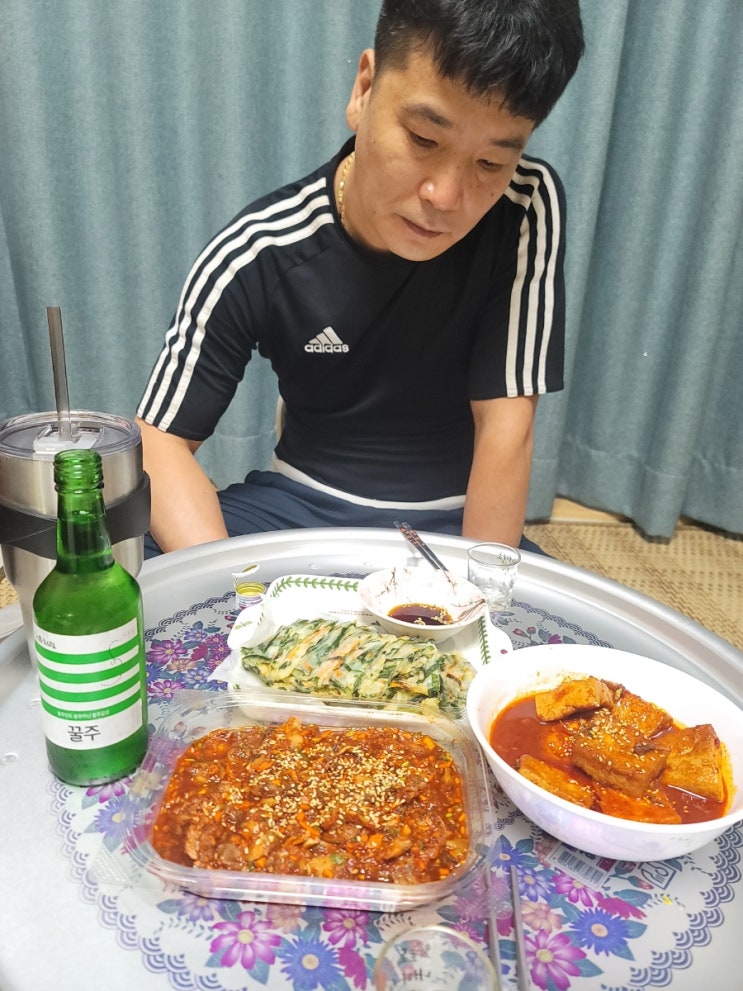  술안주로 딱인 큐엔씨요리한상