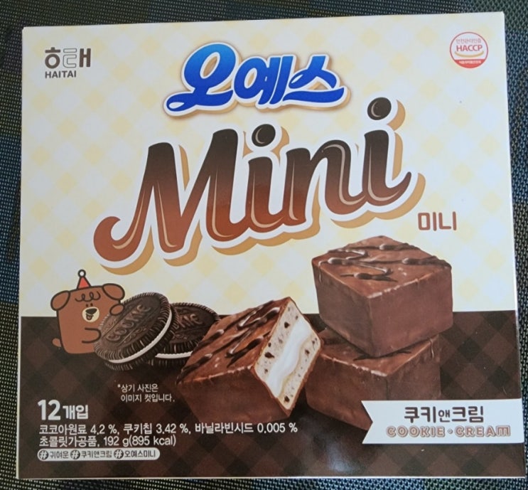  오예스미니 쿠키앤크림