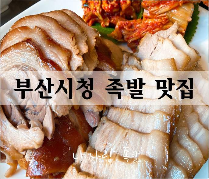  부산시청 연산동 족발 맛집 '내사랑족발'