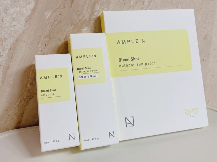  [AMPLE:N] 앰플엔 블레미샷 앰플 & 토닝 선 케어 & 아웃도어 선 패치 :: 칙칙한피부 기미잡티케어