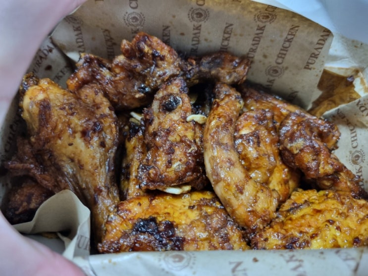  푸라닭 블랙알리오 처음먹어봄 : )