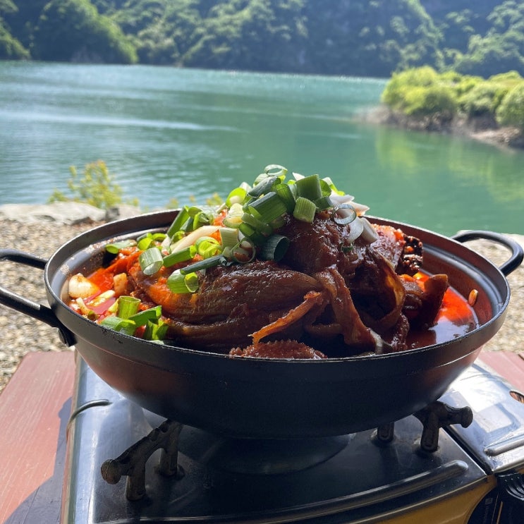  [완주 맛집] 아름다운 뷰와 묵은지 닭볶음탕  영숙백숙