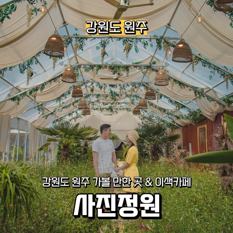  [강원도] 원주 가볼 만한 곳 & 이색 카페, 원주 사진정원