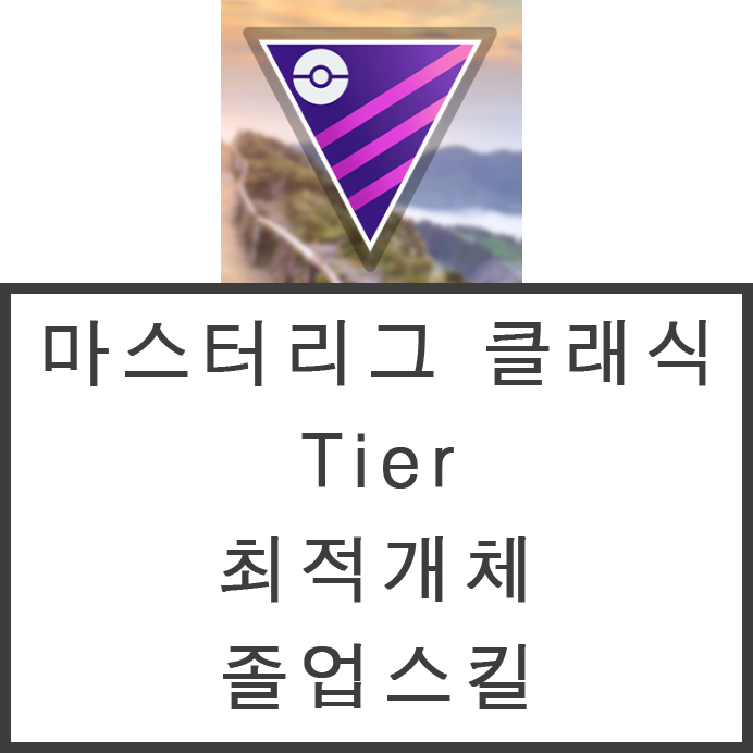  [포켓몬고]2022년6월12일 마스터리그 클래식 티어 순위(201~365위), 최적개체, 졸업스킬