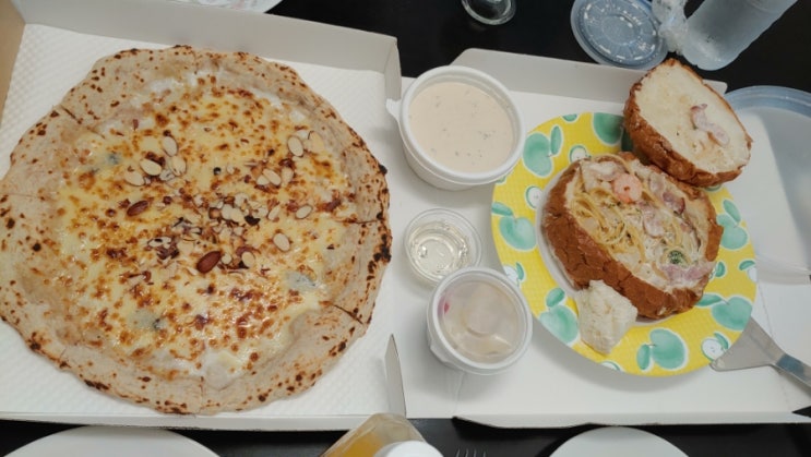  공릉역 맛집, 핏짜굽는 언니, 공릉역 피자와 파스타 포장, 아이들 좋아하는 맛집(메뉴판)