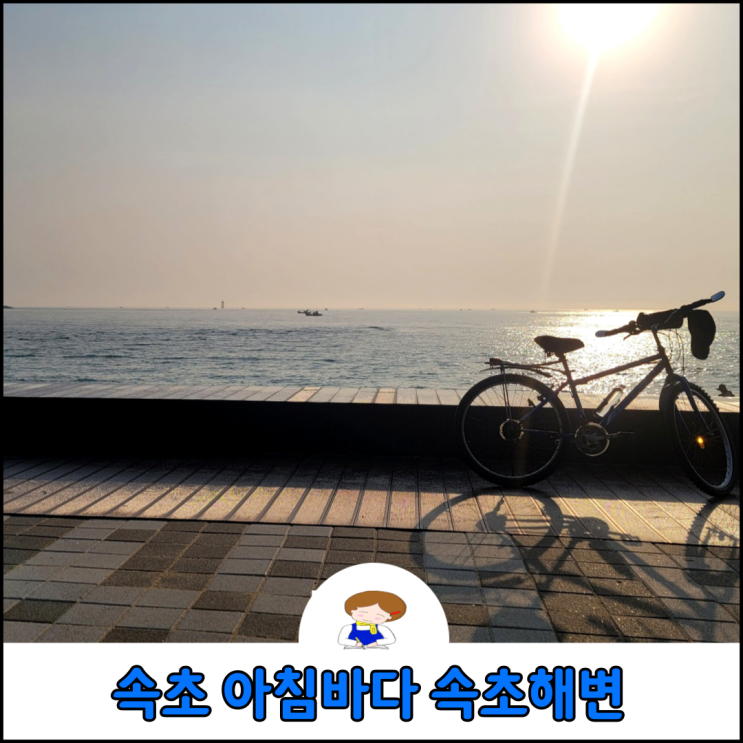 속초 아침 바다 산책 속초해변 해수욕장