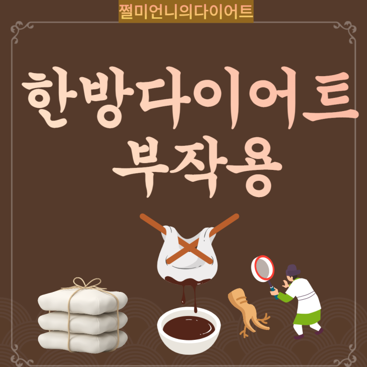 한방 다이어트 성지  부작용 후기 다이어트약 부작용과 차이는?