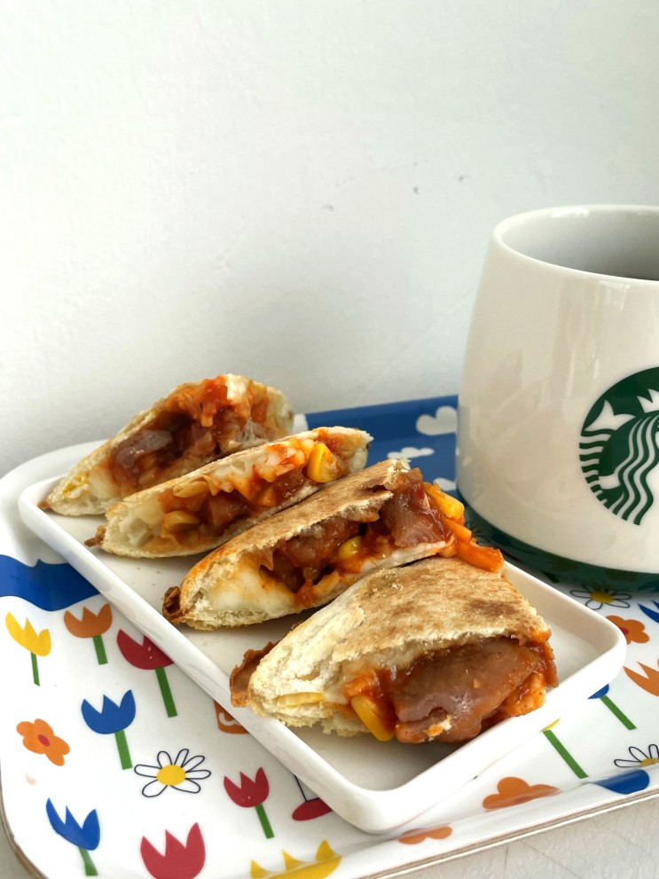 간단한 아침 식사 대용이나 간식으로 한끼조아 : 포켓토스트 후기