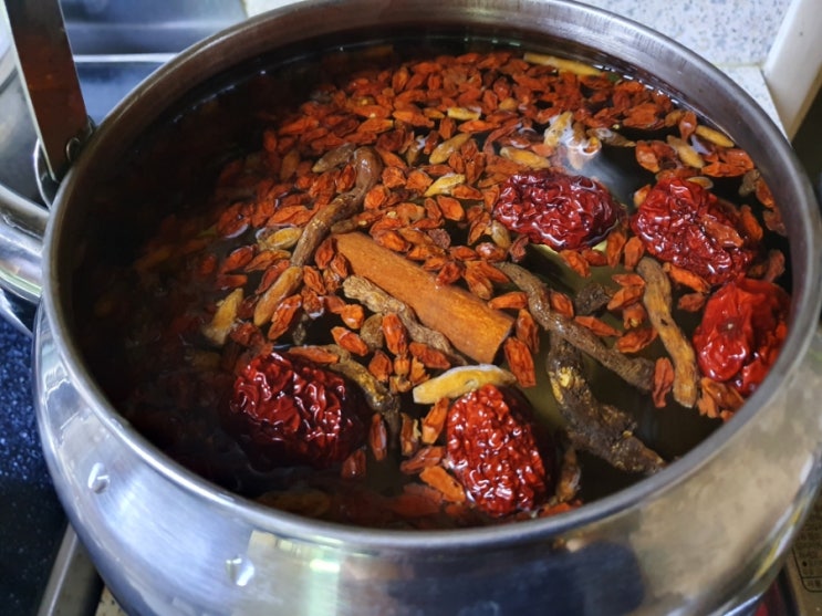  건강차 끓이기