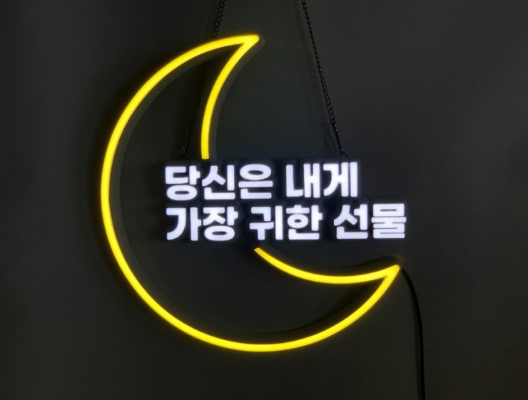  레터링 LED 네온조명 커스텀 주문제작 알리네간판 셀프인테리어 홈인테리어 소형간판