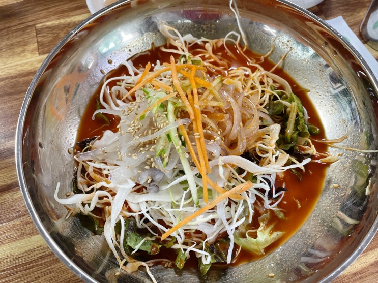  성내동 최냉면 송파 산오징어물회냉면 내돈내산