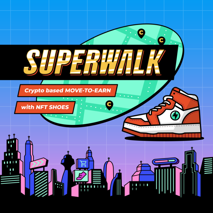  [M2E - Move 2 Earn NFT] 슈퍼워크 (SuperWalk) 로드맵 / 팀 정보 / 공식링크 등