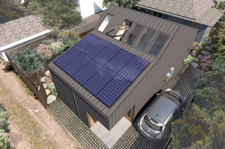 가정용 태양광 접목 사례 태양광 패널 주택 태양광 발전 구조물