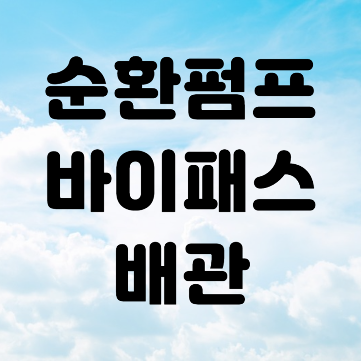  온수순환펌프 바이패스배관