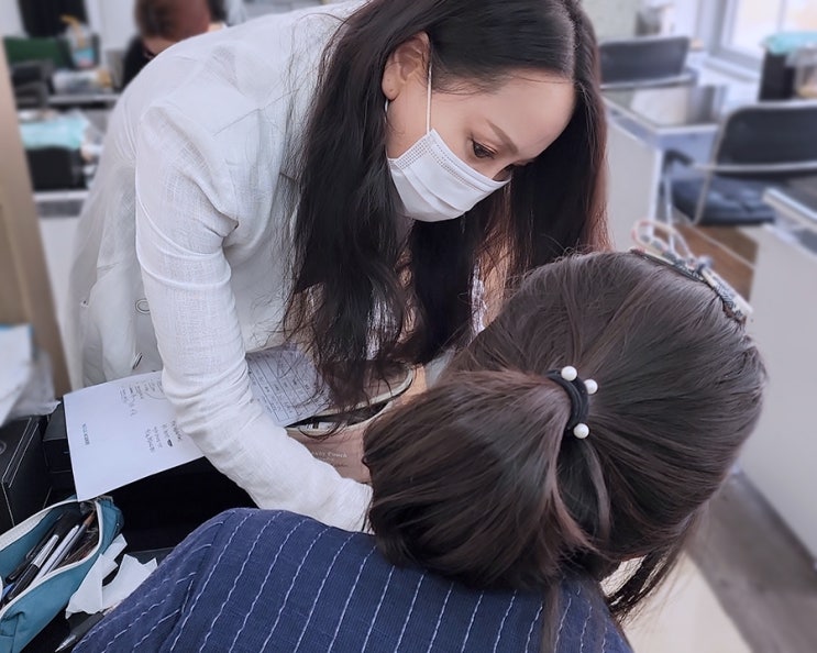  눈썹문신수강 다양한 엠보 응용결 그리는 방법