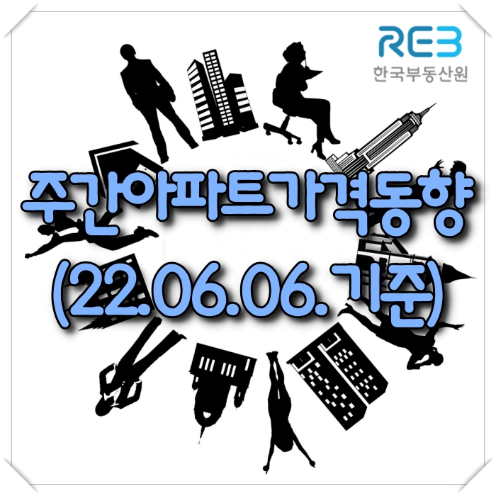  【모두부동산】 한국부동산원-광주광역시 아파트 가격동향(22.06.06)