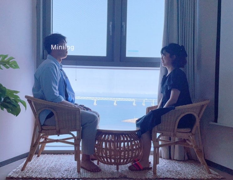  [광안리 에어비앤비] 광안리 해수욕장, 광안대교가 정면으로 보이는 광안리 취사가능 감성숙소 후기 ㅣ 숙소에서 광안리 야경 감상