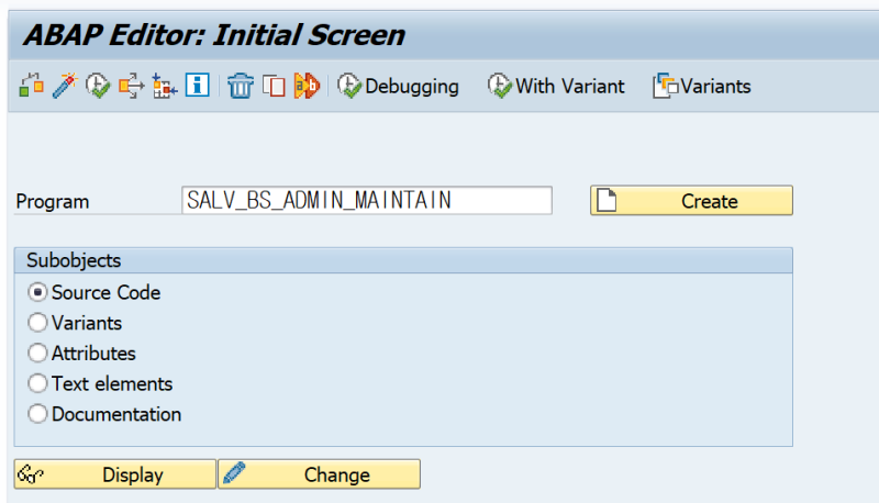 [SAP ABAP] SALV_BS_ADMIN_MAINTAIN : 네이버 블로그