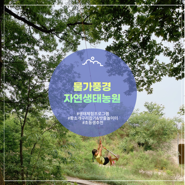  [화성] 자연에서 놀기 끝판왕! 도시아이들에게 추천하는 물가풍경 자연생태농원