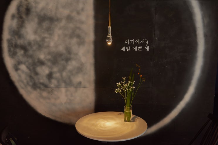  노랑조명 사진촬영 현장