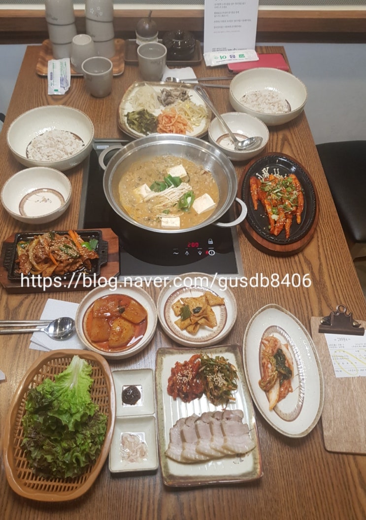 롯데백화점 구리점 맛집 정순화 황토방 청국장~