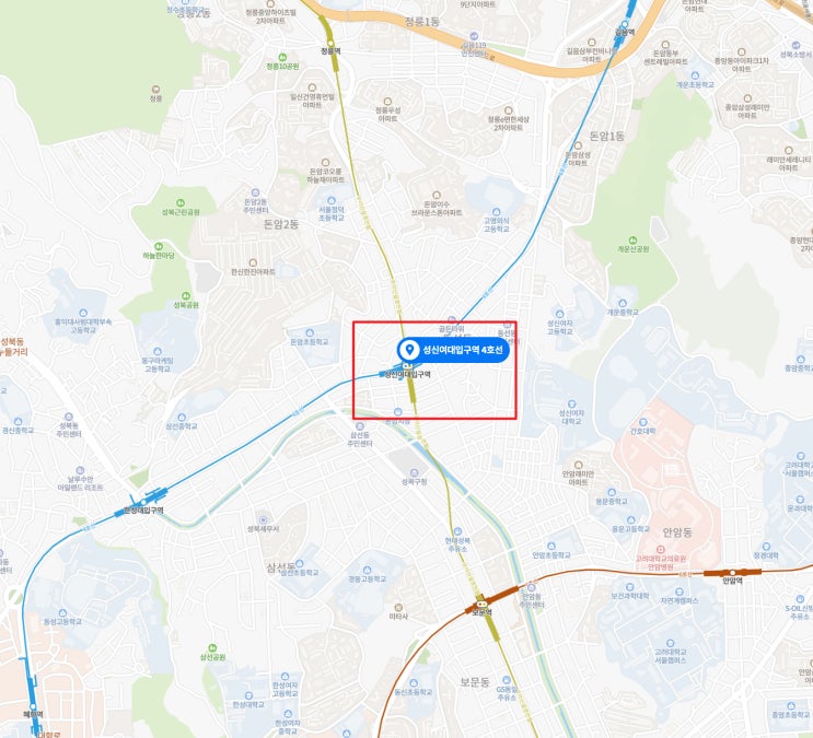  서울 성북구 성신여대입구역 부동산 손품 임장 (아파트, 상권, 학원가, 학군, 교통, 지하철, 호재, 재건축, 재개발 투자)