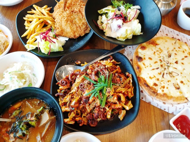  복사꽃피는집 청주 동물원 맛집 명암저수지 율량동 쭈꾸미 낙지 먹기