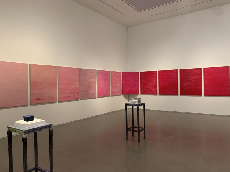  서울숲 전시회 : 더페이지갤러리 천광엽 개인전 OMNI BLUE n RED