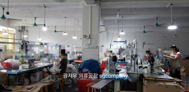  6월 3째주 광저우)  광저우 의류 공장 운영 기록