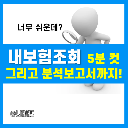 내보험조회 딱 5분 컷! 그런데 너무 심각해서 분석보고서 받아봤다.(시그널플래너)