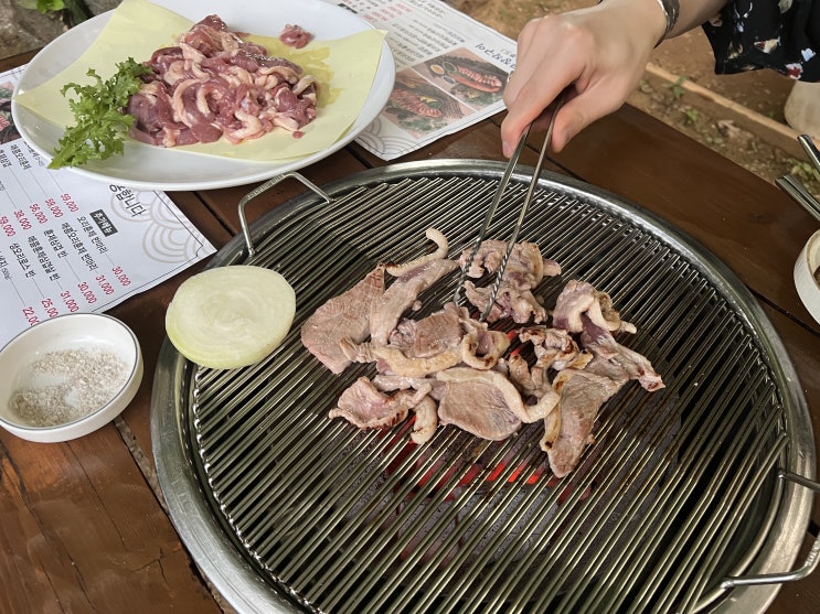  부천 춘의동 맛집 오리참나무장작구이 오리고기 몸보신 후기