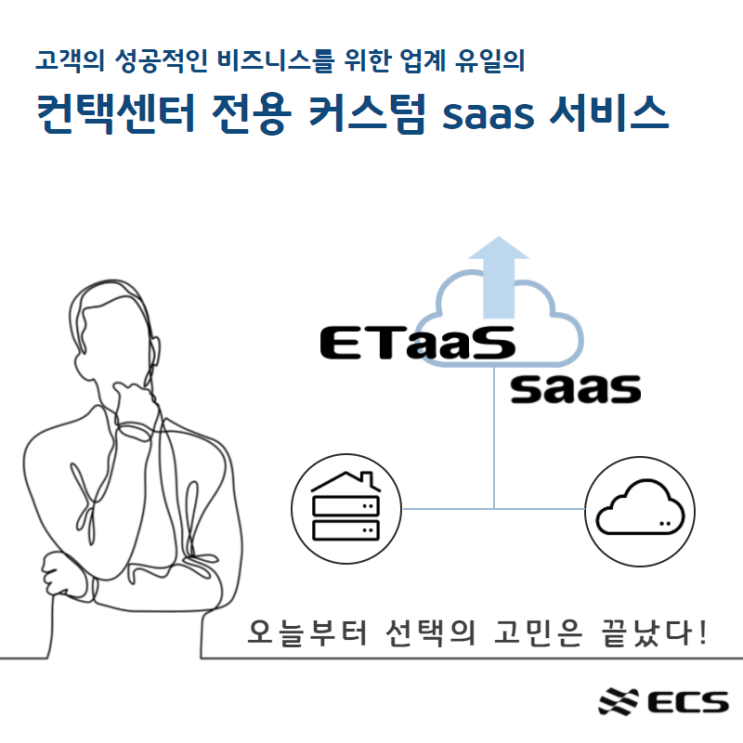  클라우드 컨택센터 고민 해결사 ETaaS_saas