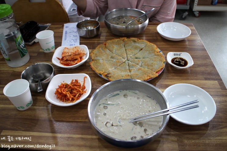  안양 댕리단길 맛집 삼덕감자옹심이 - 옹심이 메밀칼국수, 콩국수, 감자전