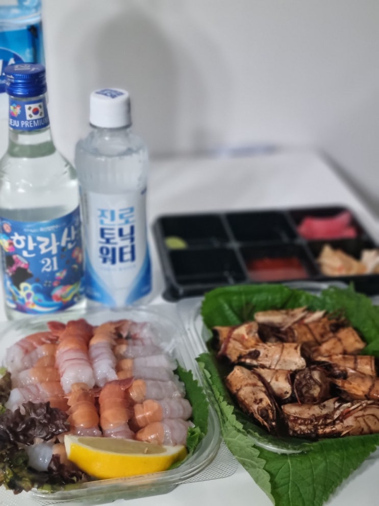  [제주 함덕] 백록집 : 노포 분위기의 횟집 딱새우 포장 + 메뉴, 가격, 위치