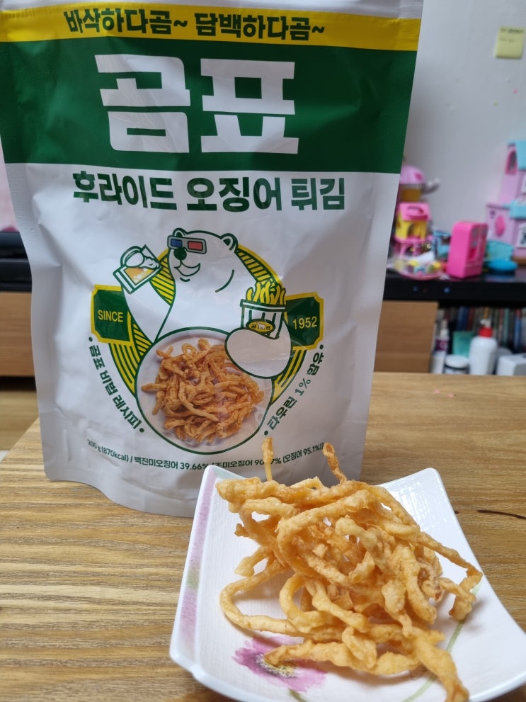 [리뷰] 코스트코 곰표 후라이드 오징어 튀김 맛 평가!
