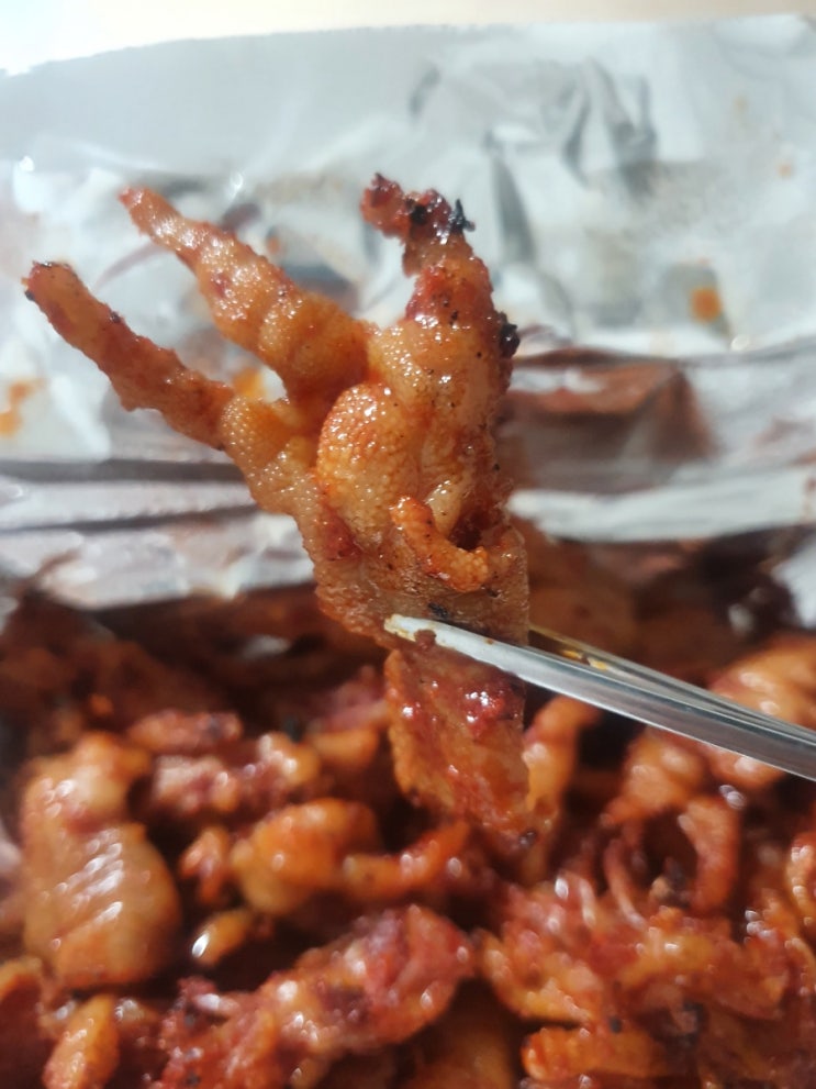  광명사거리 숯불향 가득한 불닭발 맛집  "통통불닭발"
