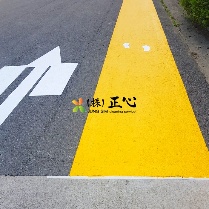 평택보도도색 회사 내 횡단보도 주차라인 도색 작업 현장 : 네이버 블로그