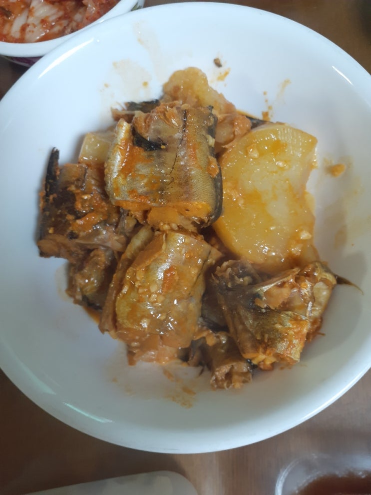  코다리찜,  스파게티
