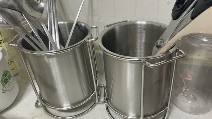  물빠짐수저통 조리도구통 추천