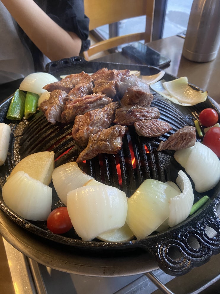[이천하이닉스맛집] 양갈비와 명란마늘밥의 조화 - 양찬하루
