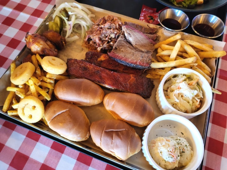  김포맛집/이국적인 블루스모크 바베큐플래터